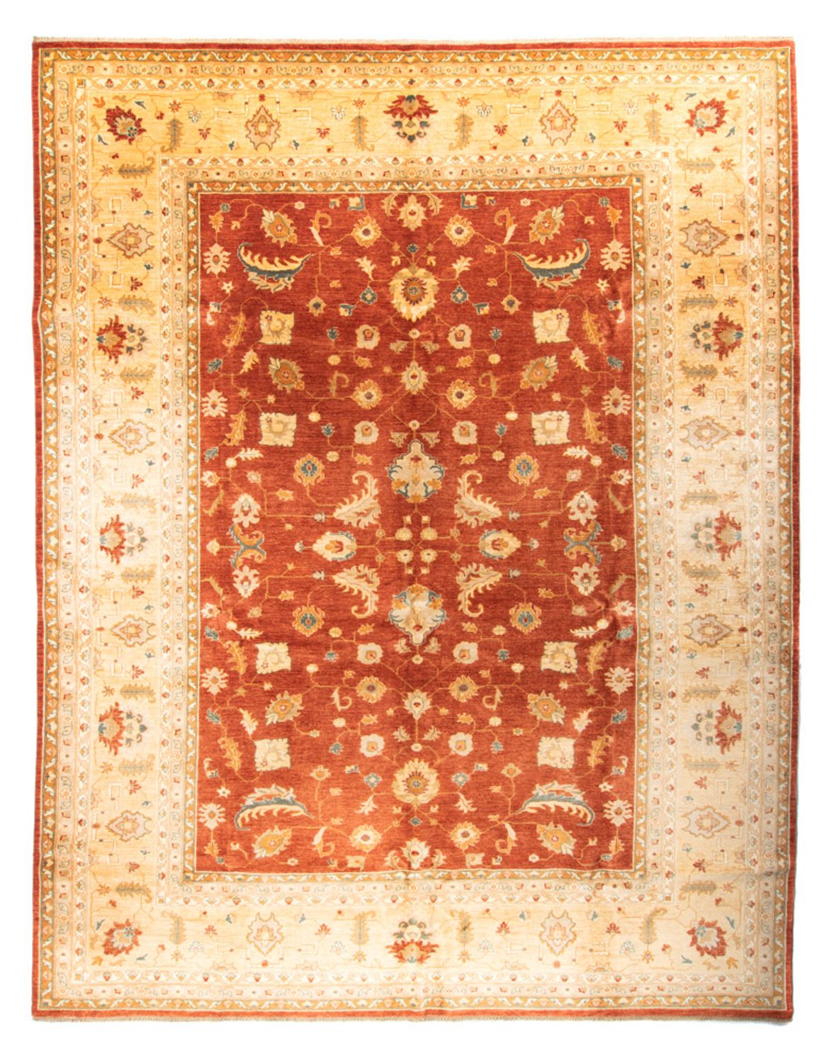 Tapis Ziegler - 398 x 307 cm - rouille