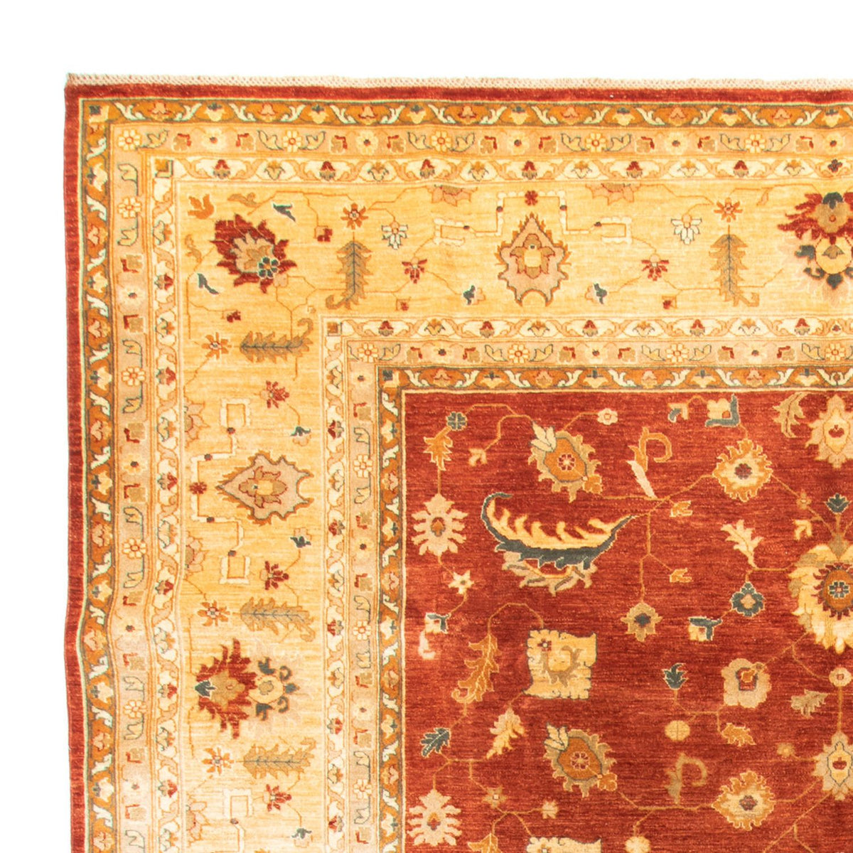 Tapis Ziegler - 398 x 307 cm - rouille