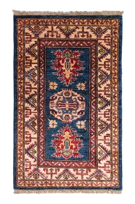 Tapis Ziegler - Kazak - 97 x 61 cm - bleu