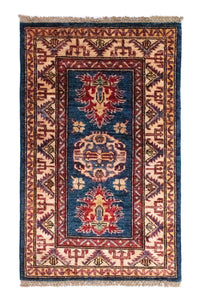 Tapis Ziegler - Kazak - 97 x 61 cm - bleu
