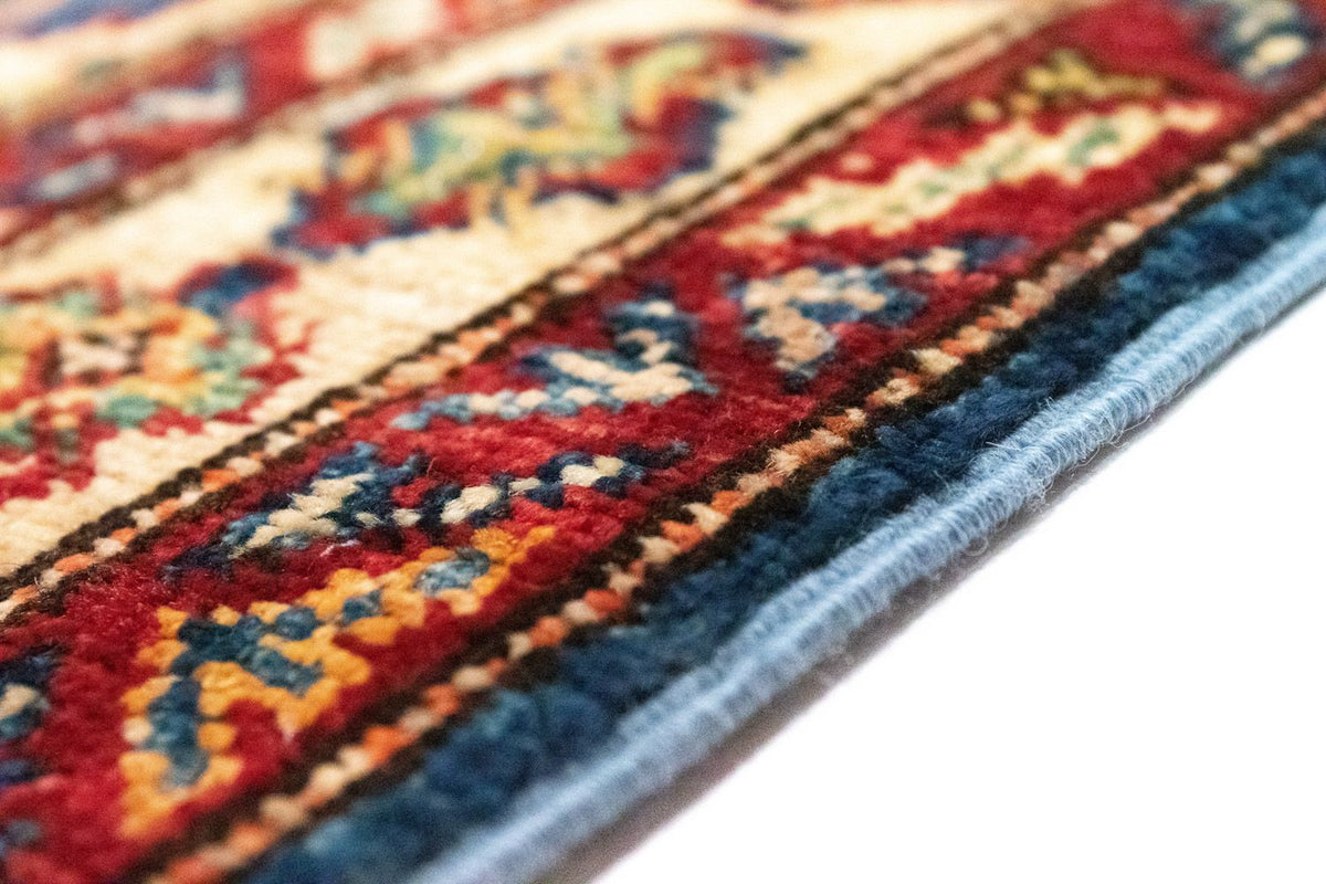 Tapis Ziegler - Kazak - 97 x 65 cm - bleu