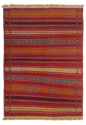 Tapis Kelim - Oriental - 200 x 148 cm - multicolore