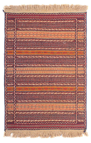 Tapis Kelim - Oriental - 122 x 78 cm - multicolore