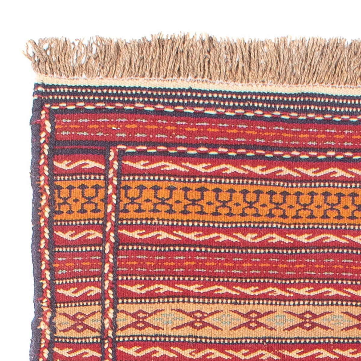 Tapis de couloir Tapis Kelim - Oriental - 200 x 70 cm - multicolore