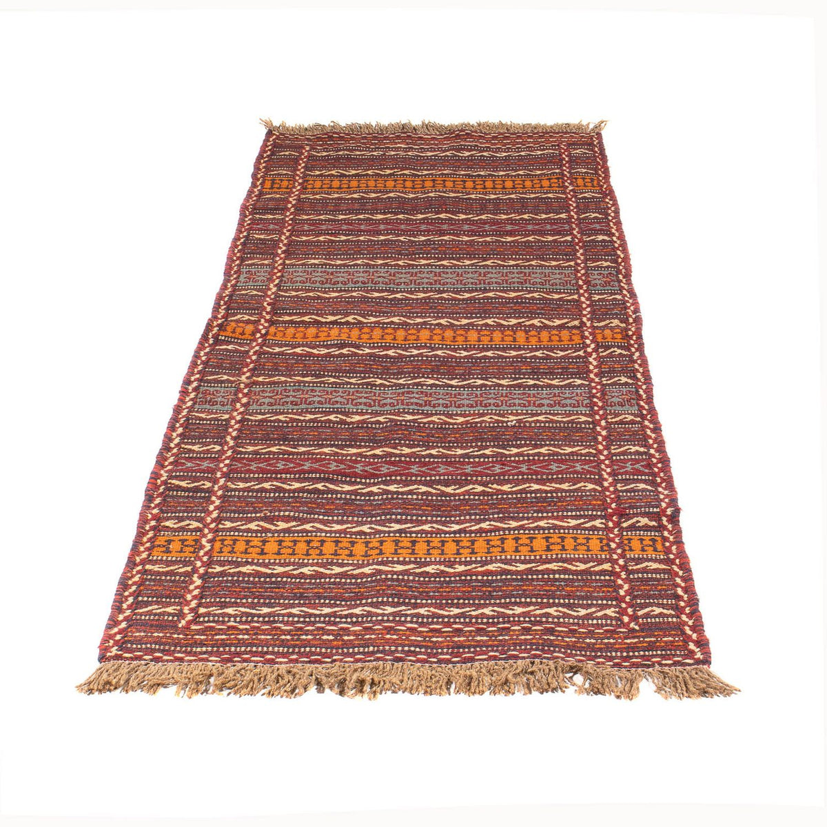 Tapis de couloir Tapis Kelim - Oriental - 192 x 70 cm - multicolore