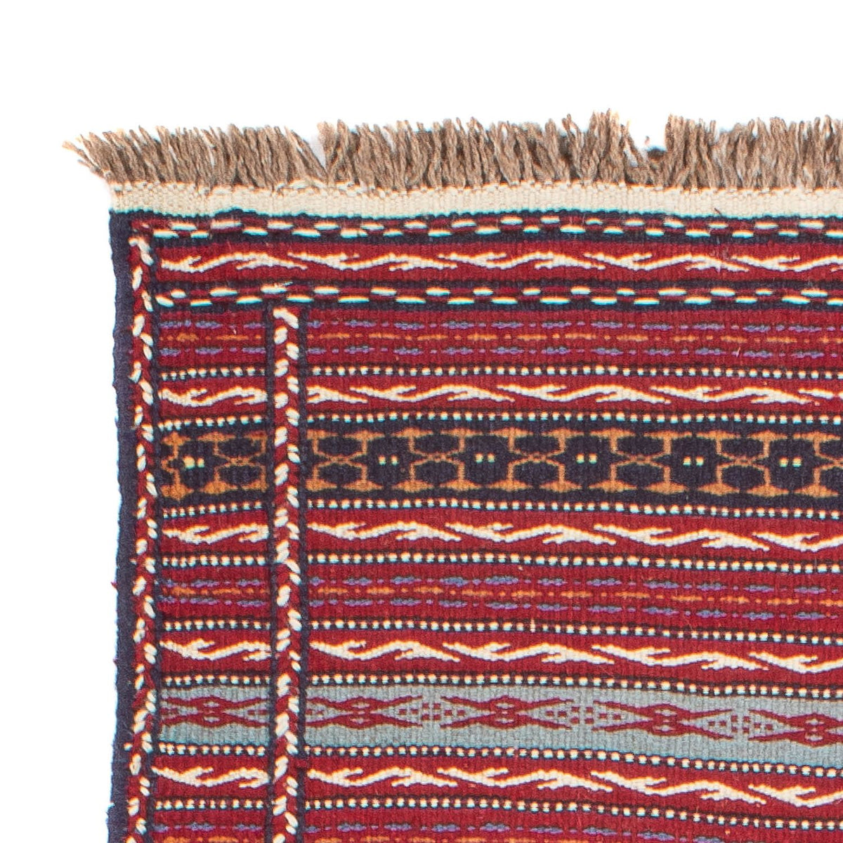 Tapis de couloir Tapis Kelim - Oriental - 200 x 70 cm - multicolore