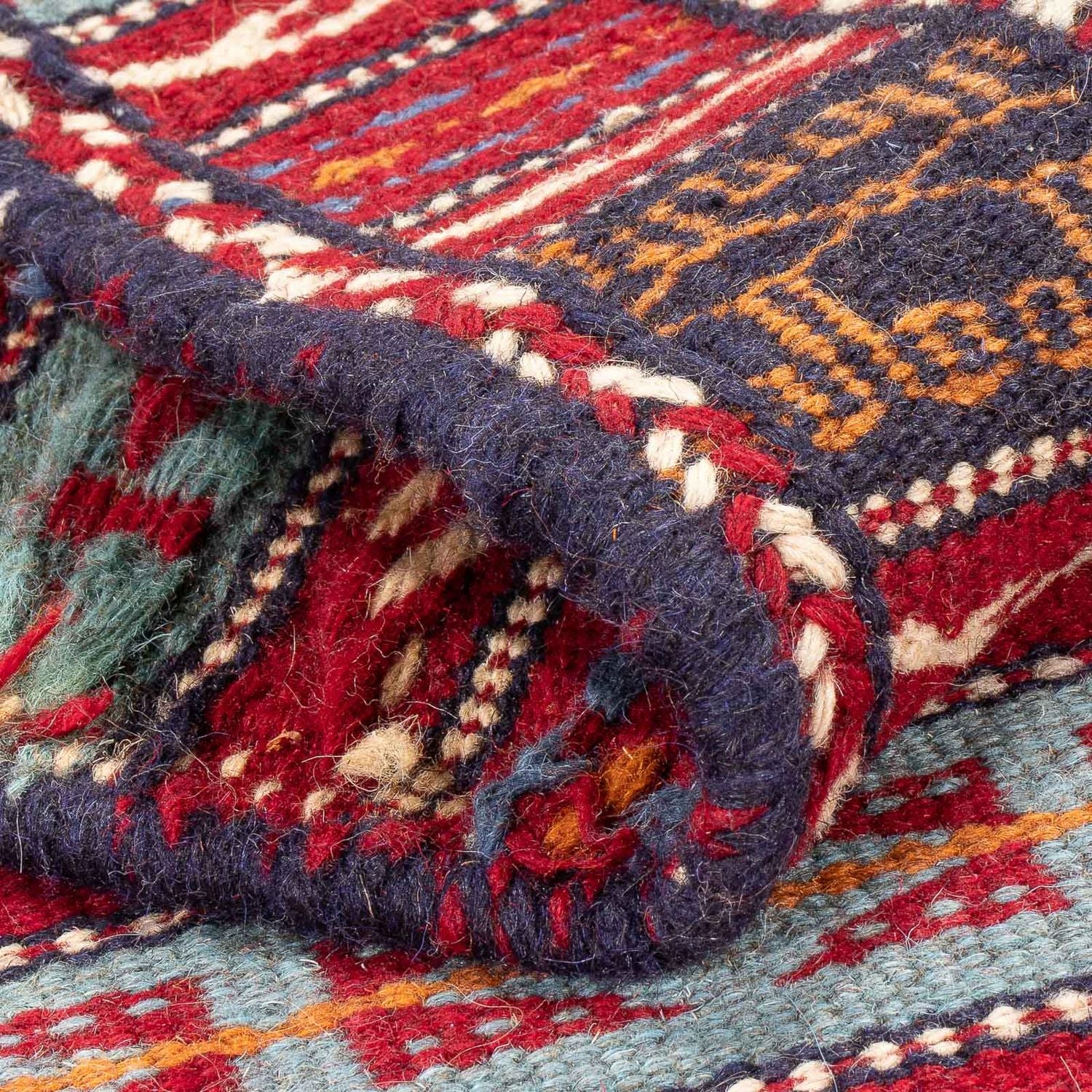 Tapis de couloir Tapis Kelim - Oriental - 200 x 70 cm - multicolore