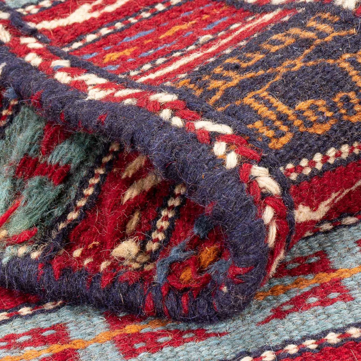 Tapis de couloir Tapis Kelim - Oriental - 200 x 70 cm - multicolore