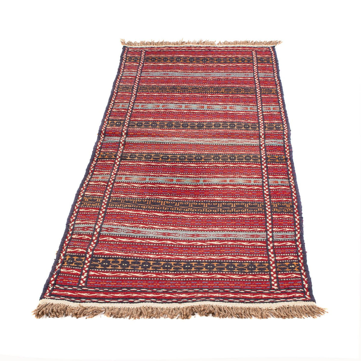 Tapis de couloir Tapis Kelim - Oriental - 200 x 70 cm - multicolore