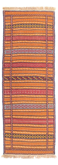 Tapis de couloir Tapis Kelim - Oriental - 200 x 70 cm - multicolore