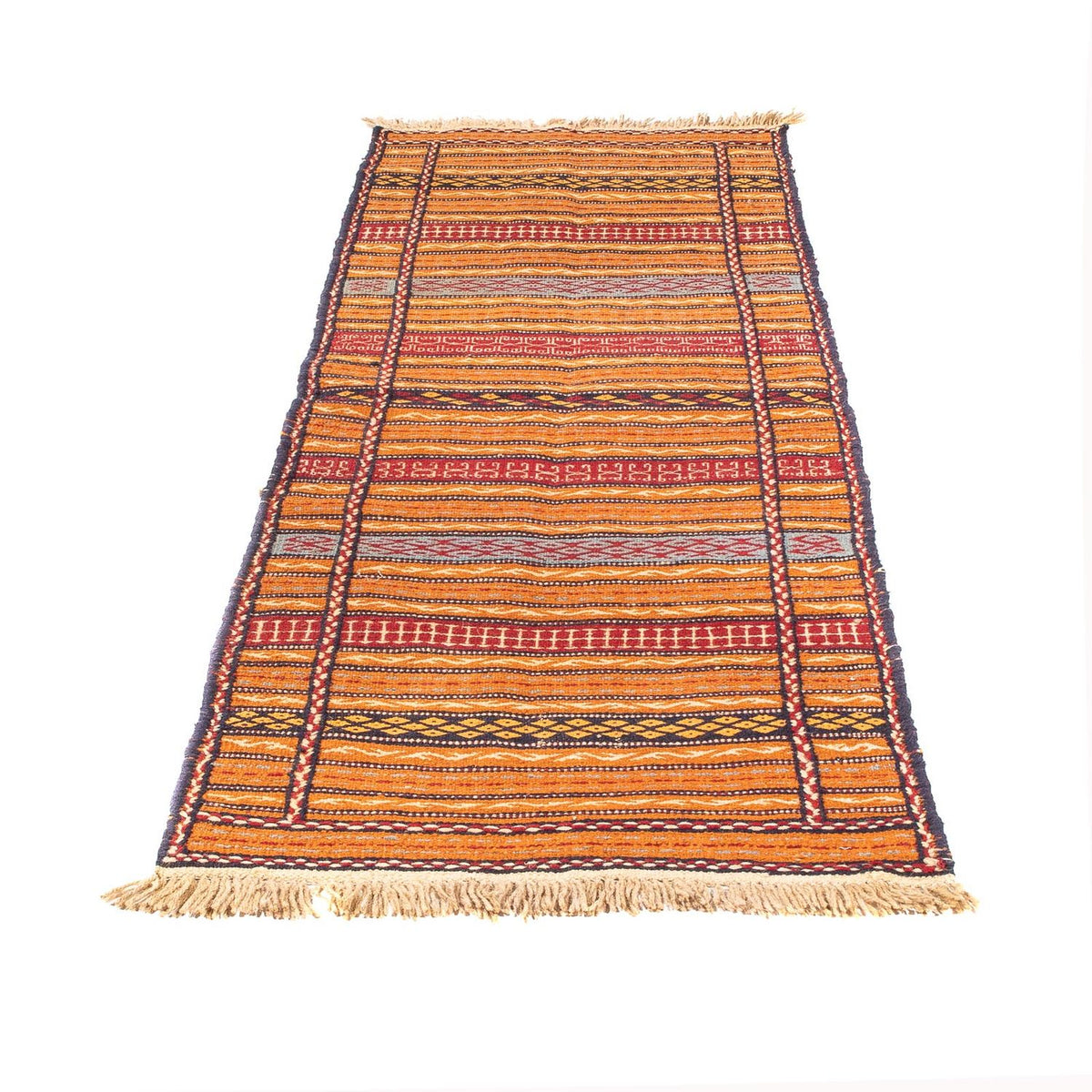 Tapis de couloir Tapis Kelim - Oriental - 200 x 70 cm - multicolore