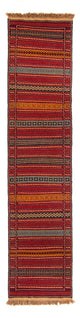 Tapis de couloir Tapis Kelim - Oriental - 300 x 83 cm - multicolore