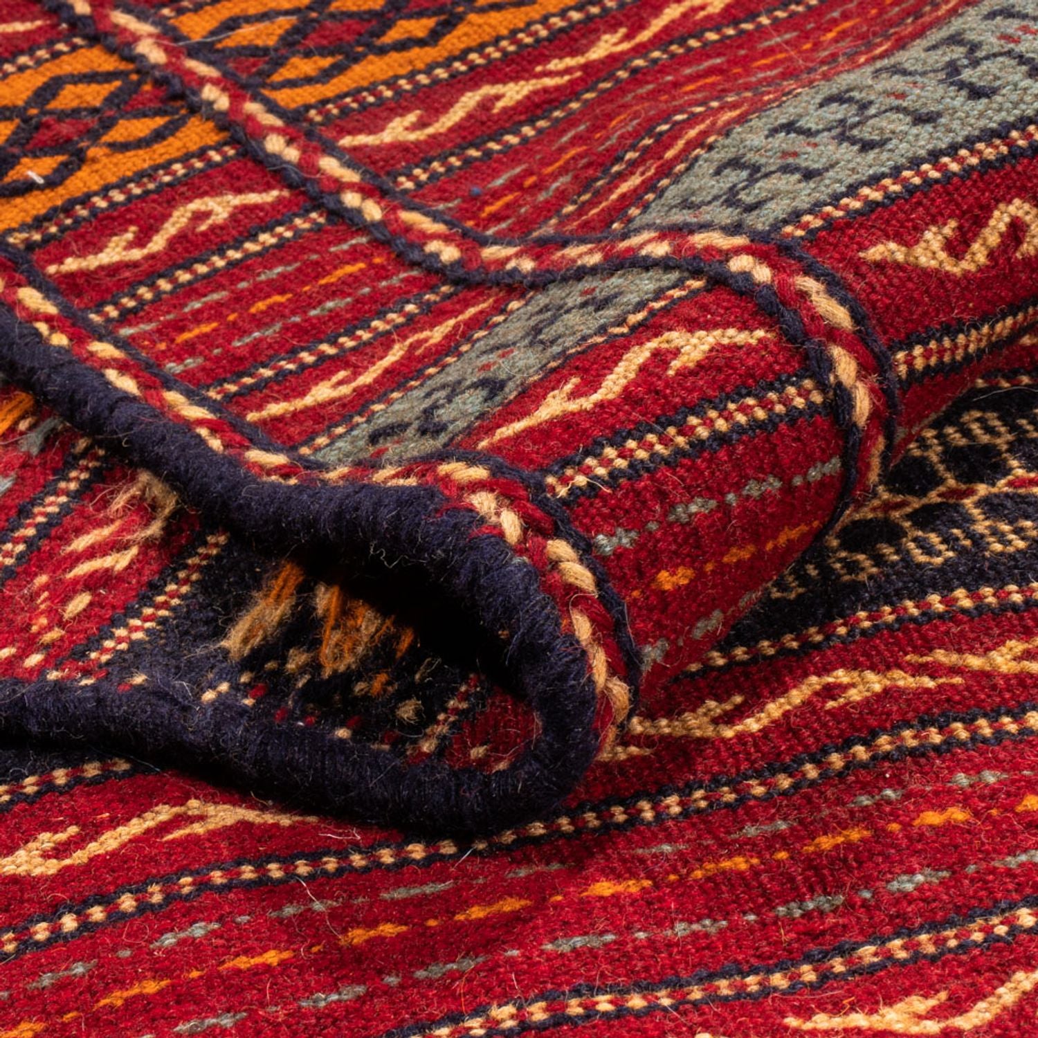 Tapis de couloir Tapis Kelim - Oriental - 300 x 83 cm - multicolore