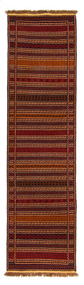 Tapis de couloir Tapis Kelim - Oriental - 305 x 85 cm - multicolore