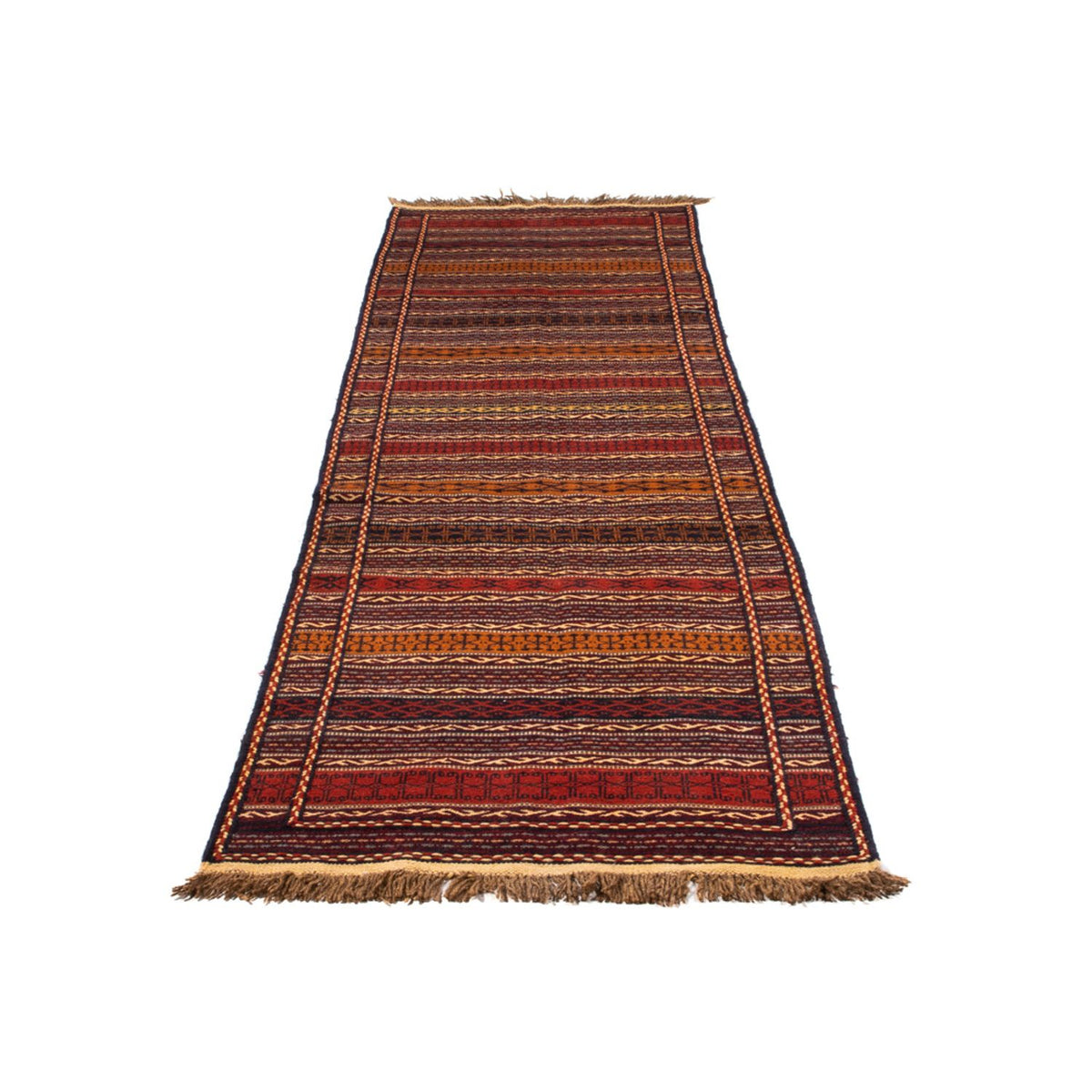 Tapis de couloir Tapis Kelim - Oriental - 305 x 80 cm - multicolore