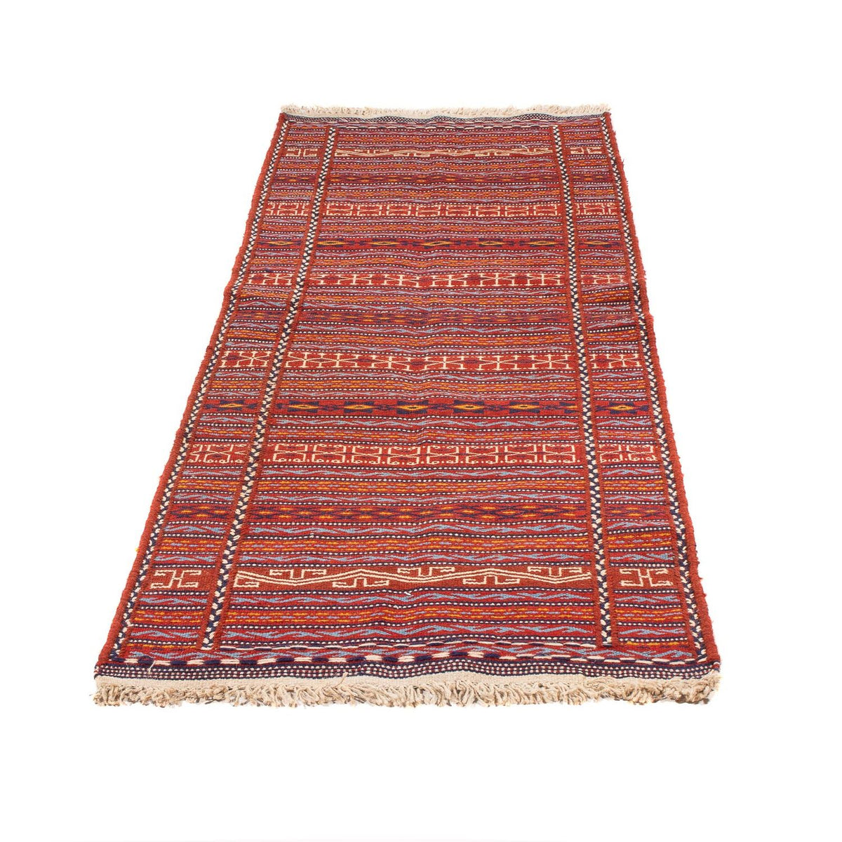 Tapis de couloir Tapis Kelim - Oriental - 200 x 70 cm - multicolore