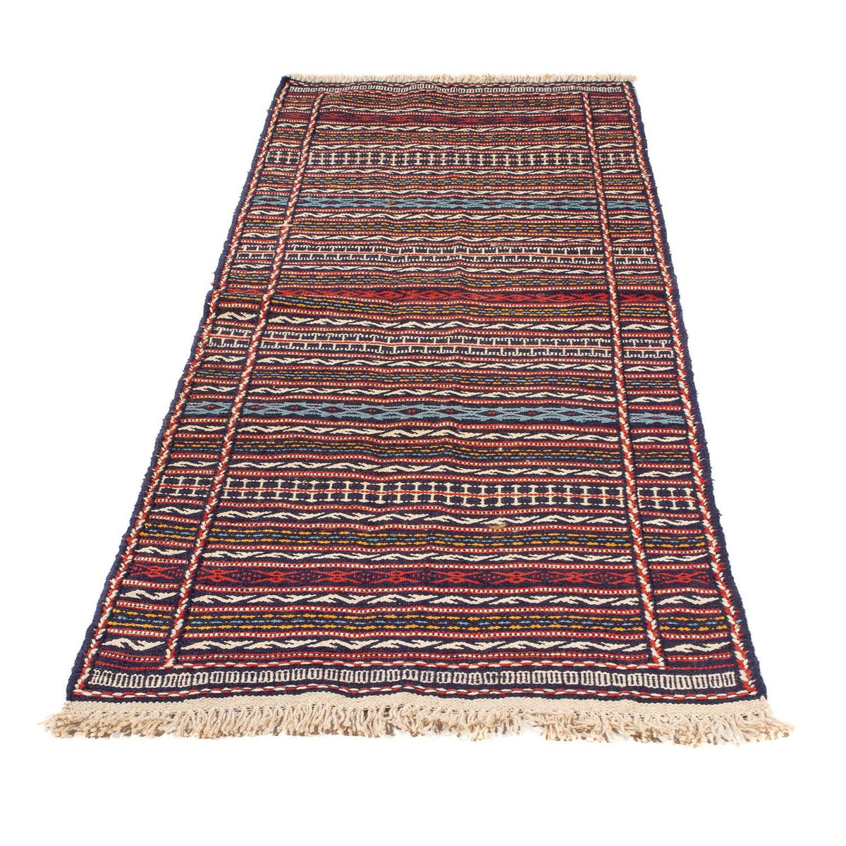 Tapis de couloir Tapis Kelim - Oriental - 200 x 70 cm - multicolore
