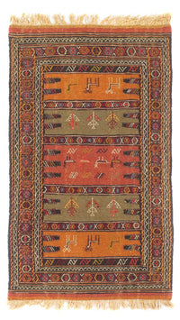 Tapis Kelim - Oriental - 170 x 100 cm - multicolore