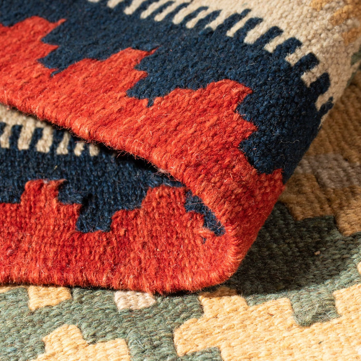 Tapis Kelim - Oriental - 93 x 63 cm - multicolore