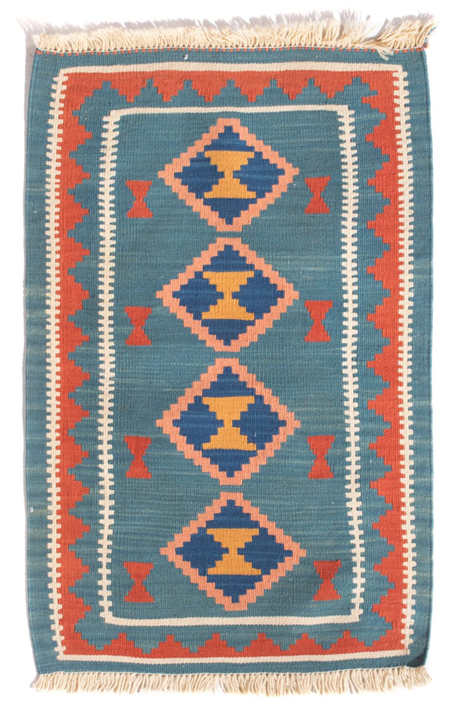 Tapis Kelim - Oriental - 96 x 63 cm - multicolore
