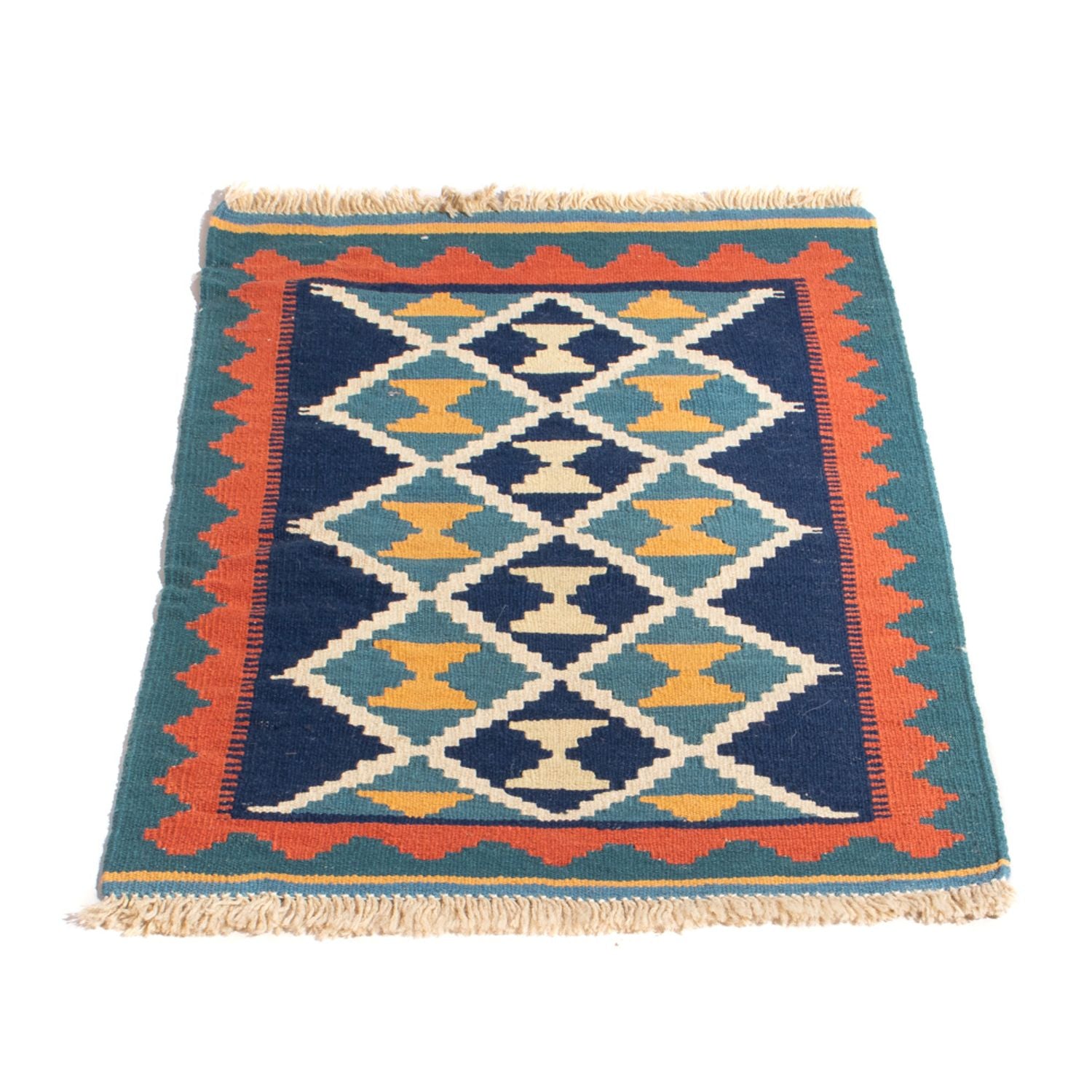 Tapis Kelim - Oriental - 87 x 57 cm - multicolore