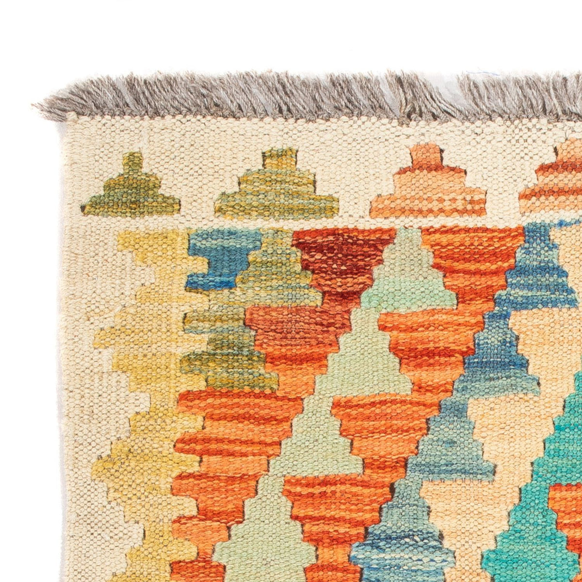 Tapis Kelim - Splash - 89 x 63 cm - multicolore