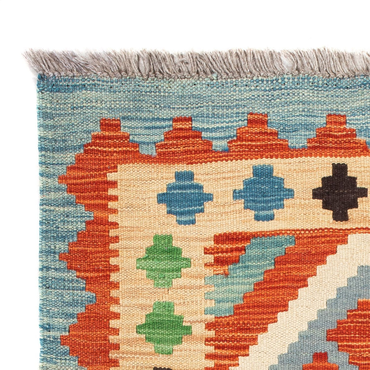 Tapis Kelim - Splash - 89 x 63 cm - multicolore