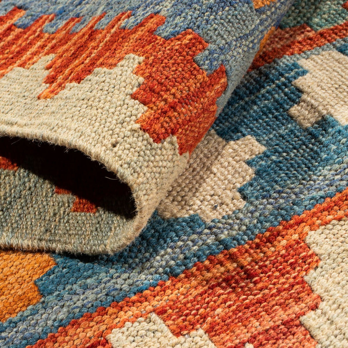 Tapis Kelim - Splash - 89 x 63 cm - multicolore