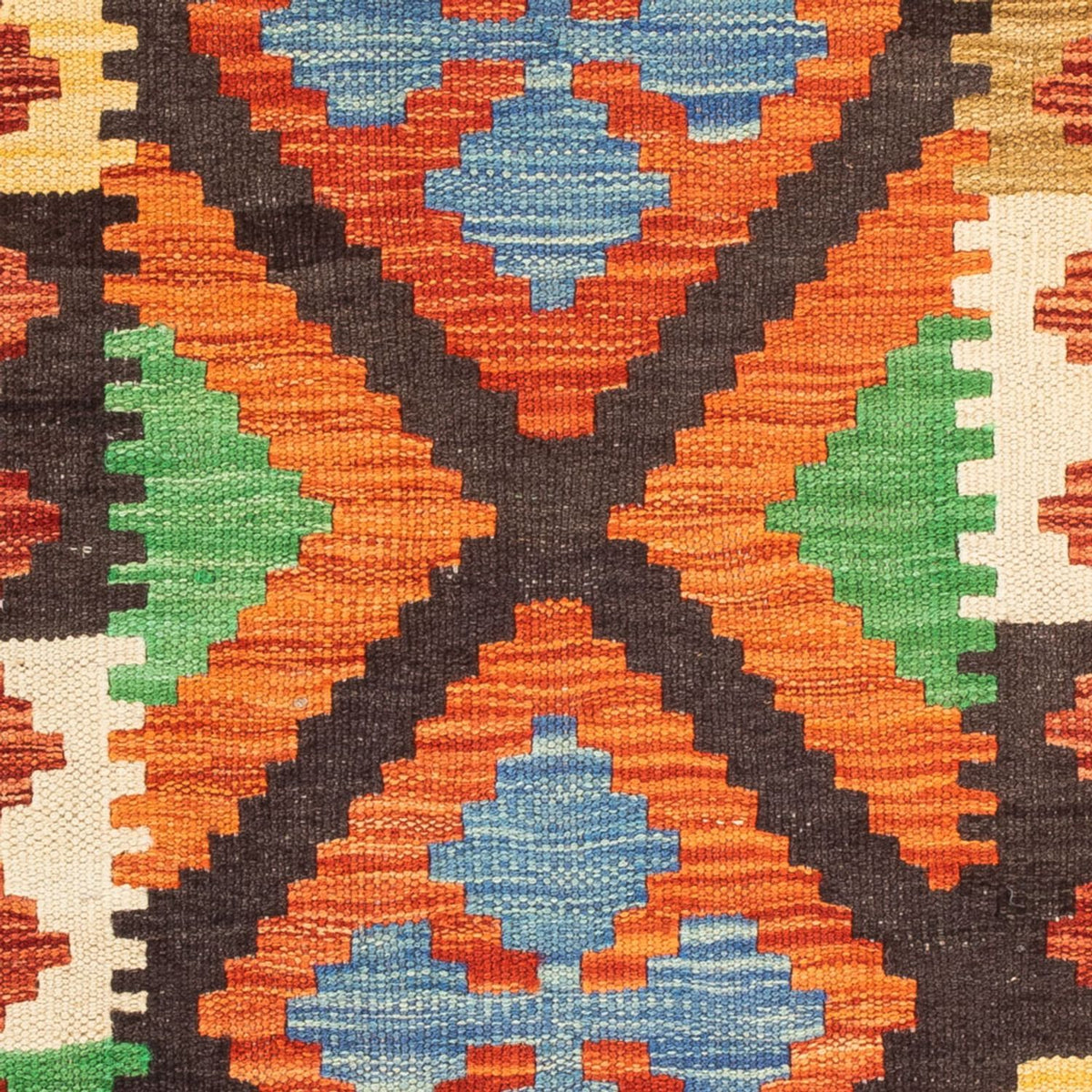 Tapis Kelim - Splash - 89 x 63 cm - multicolore