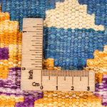 Tapis de couloir Tapis Kelim - Splash - 204 x 79 cm - multicolore