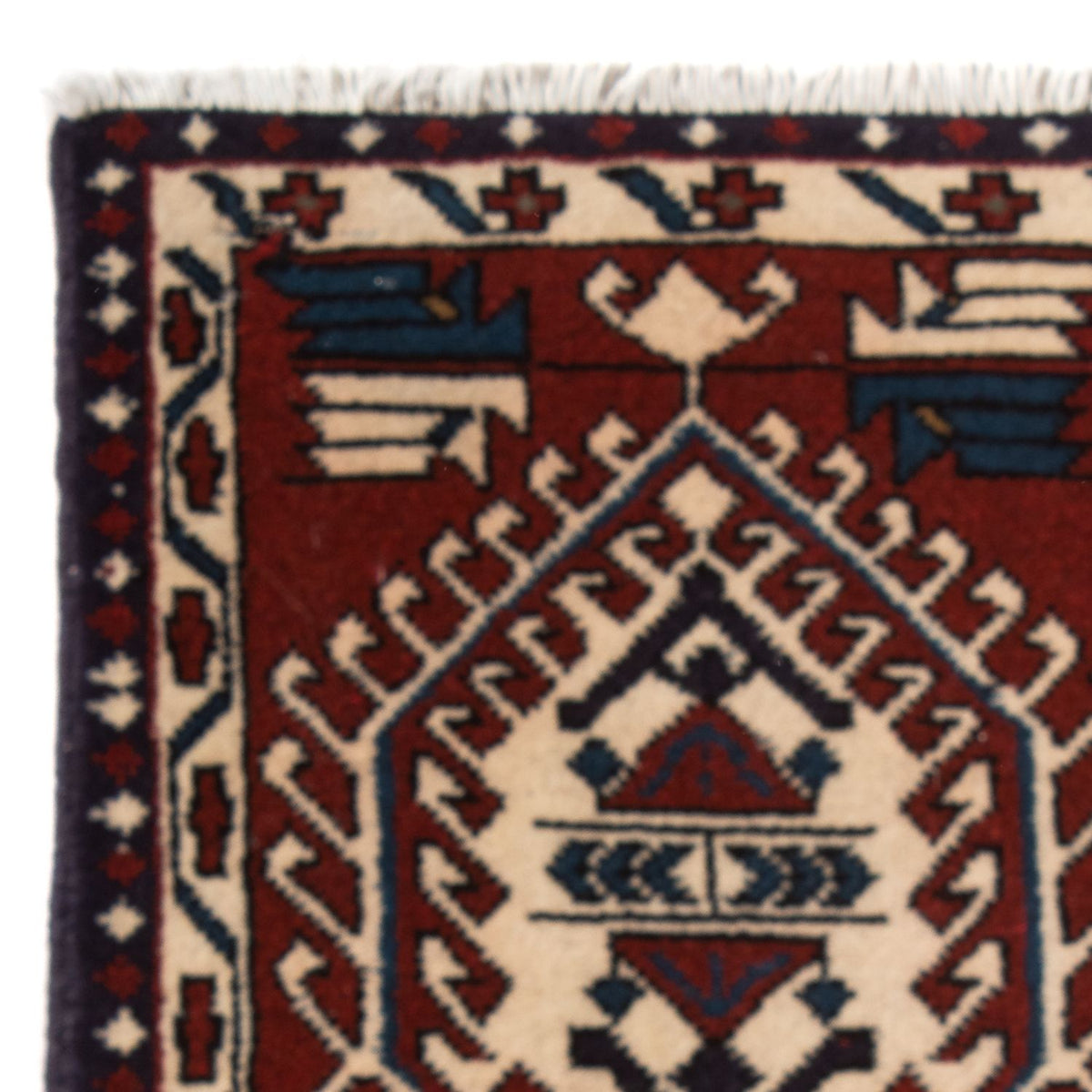 Tapis persan - Nomadic - 54 x 40 cm - multicolore