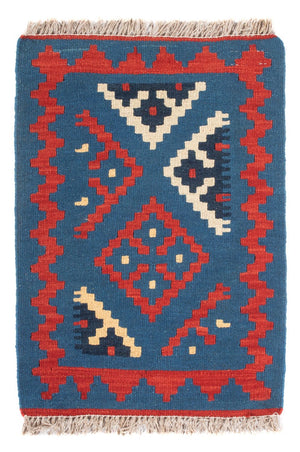 Tapis Kelim - Oriental - 60 x 40 cm - bleu