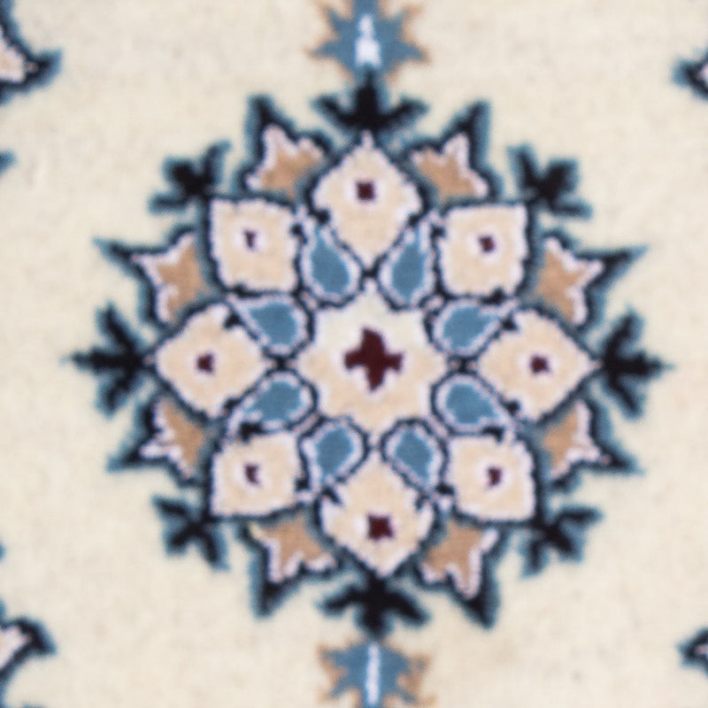 Tapis persan - Nain - 60 x 40 cm - crème