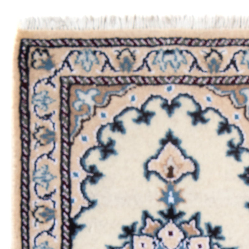 Tapis persan - Nain - 60 x 40 cm - crème