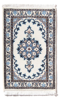 Tapis persan - Nain - 60 x 40 cm - bleu clair