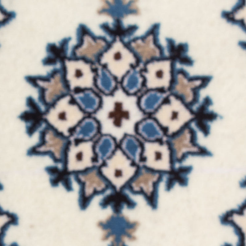 Tapis persan - Nain - 60 x 40 cm - crème