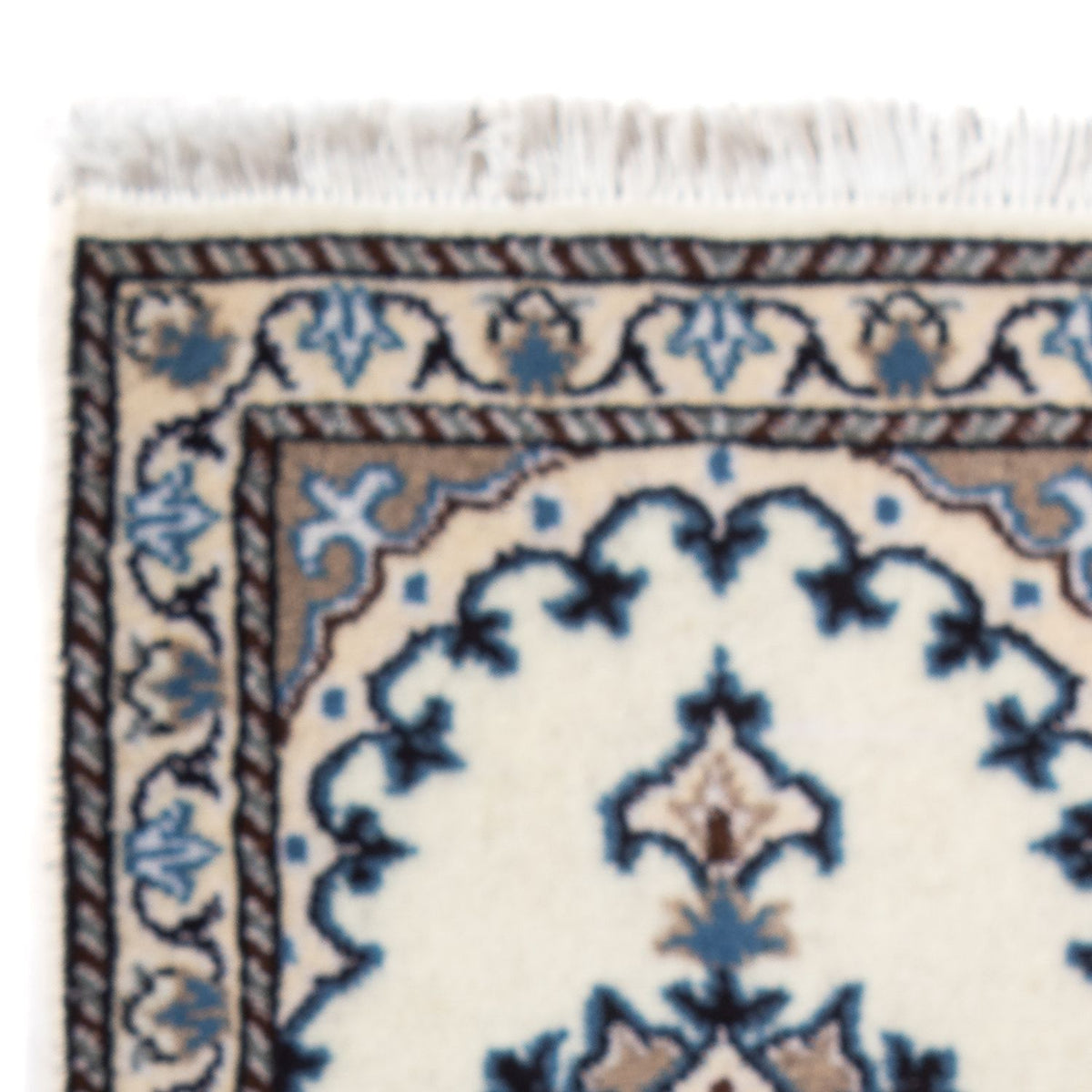 Tapis persan - Nain - 60 x 40 cm - crème