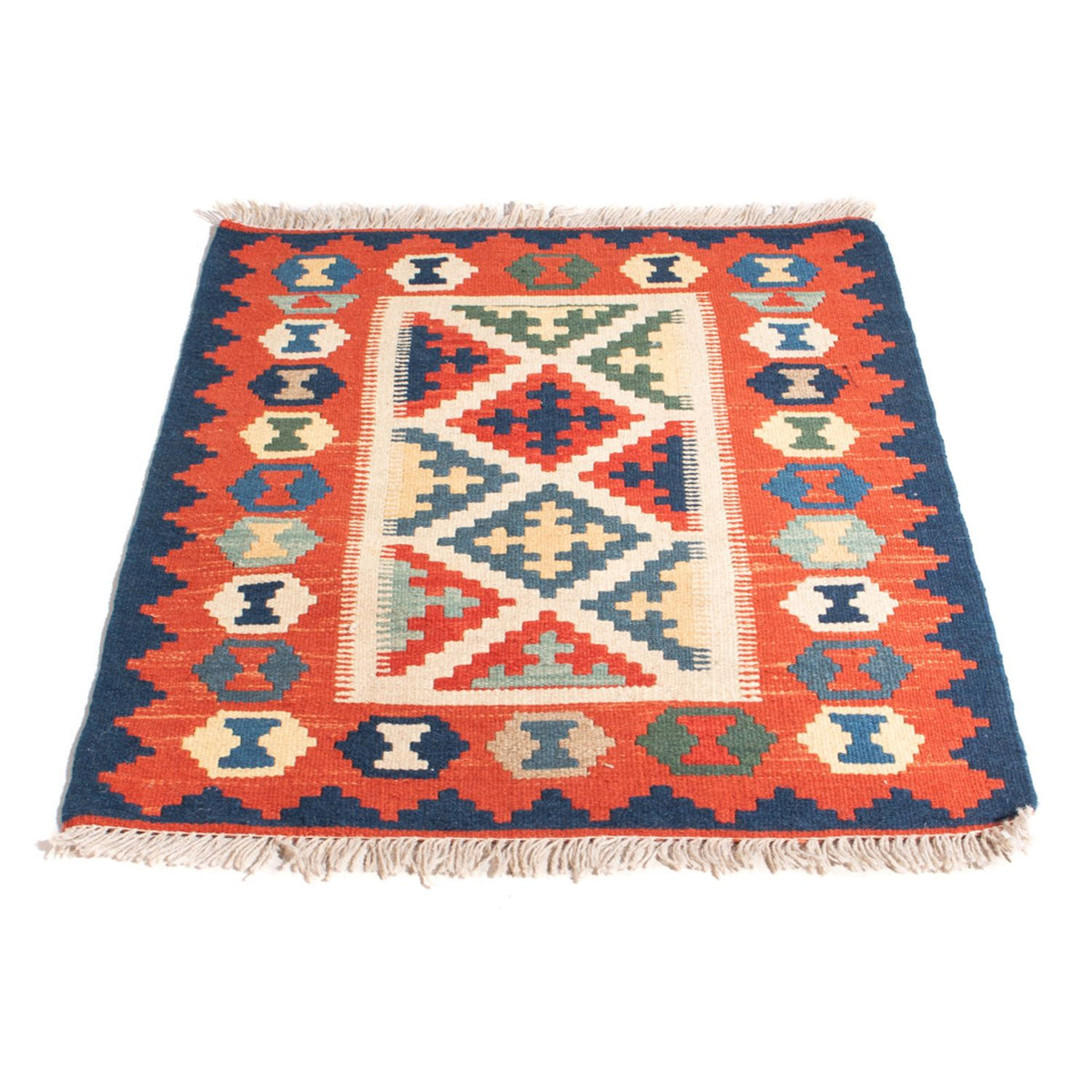Tapis Kelim - Oriental - 94 x 70 cm - multicolore