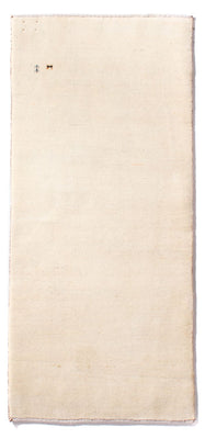 Tapis Gabbeh - Persan - 160 x 75 cm - crème