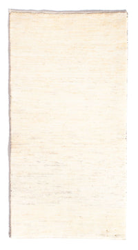 Tapis Gabbeh - Persan - 137 x 72 cm - crème