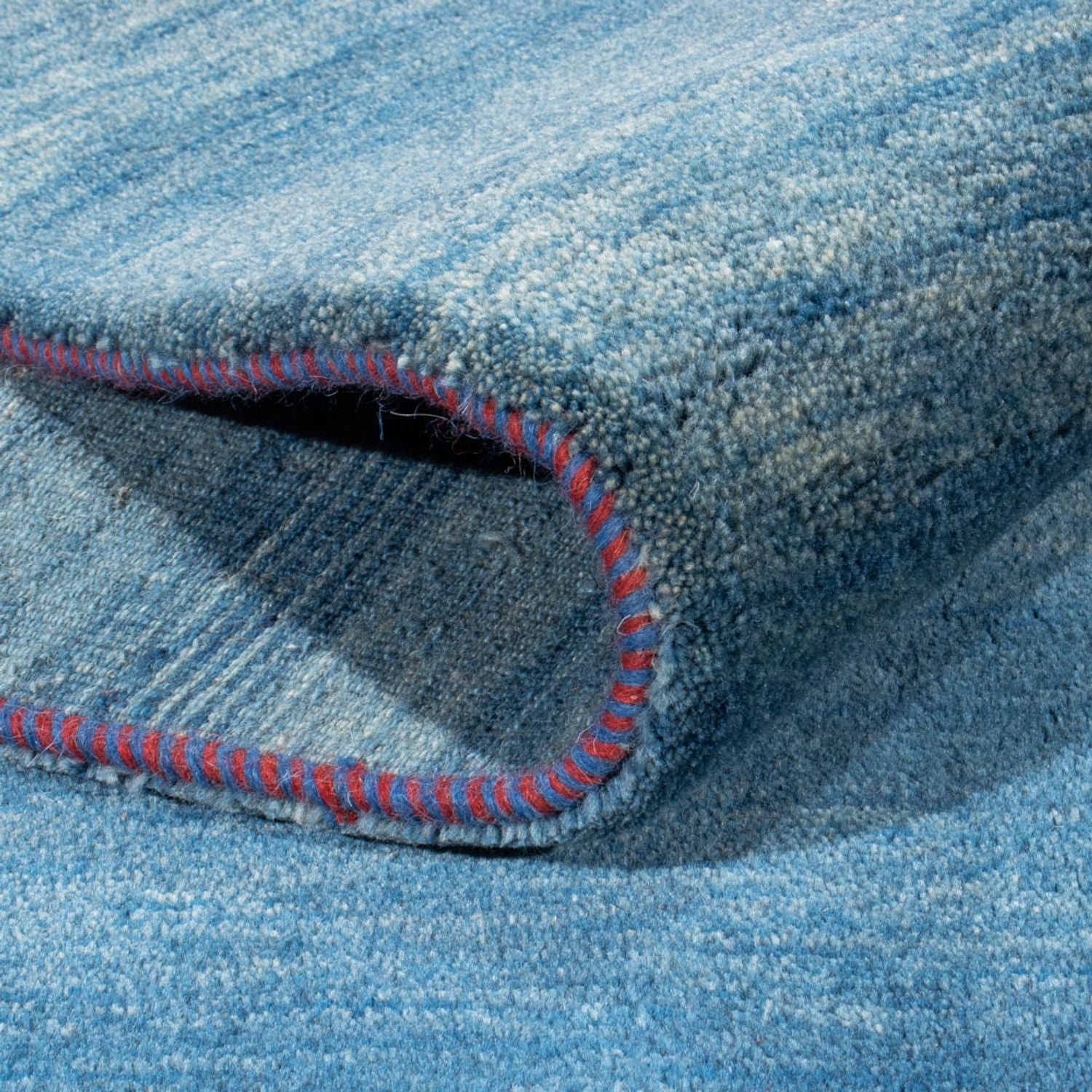 Tapis Gabbeh - Persan - 237 x 166 cm - bleu