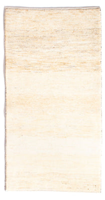 Tapis Gabbeh - Persan - 136 x 72 cm - beige clair