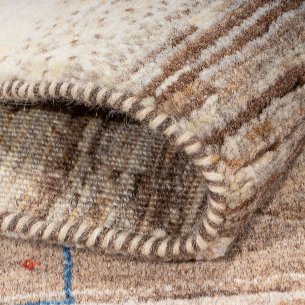 Tapis Gabbeh - Loribaft Persan - 192 x 109 cm - naturel