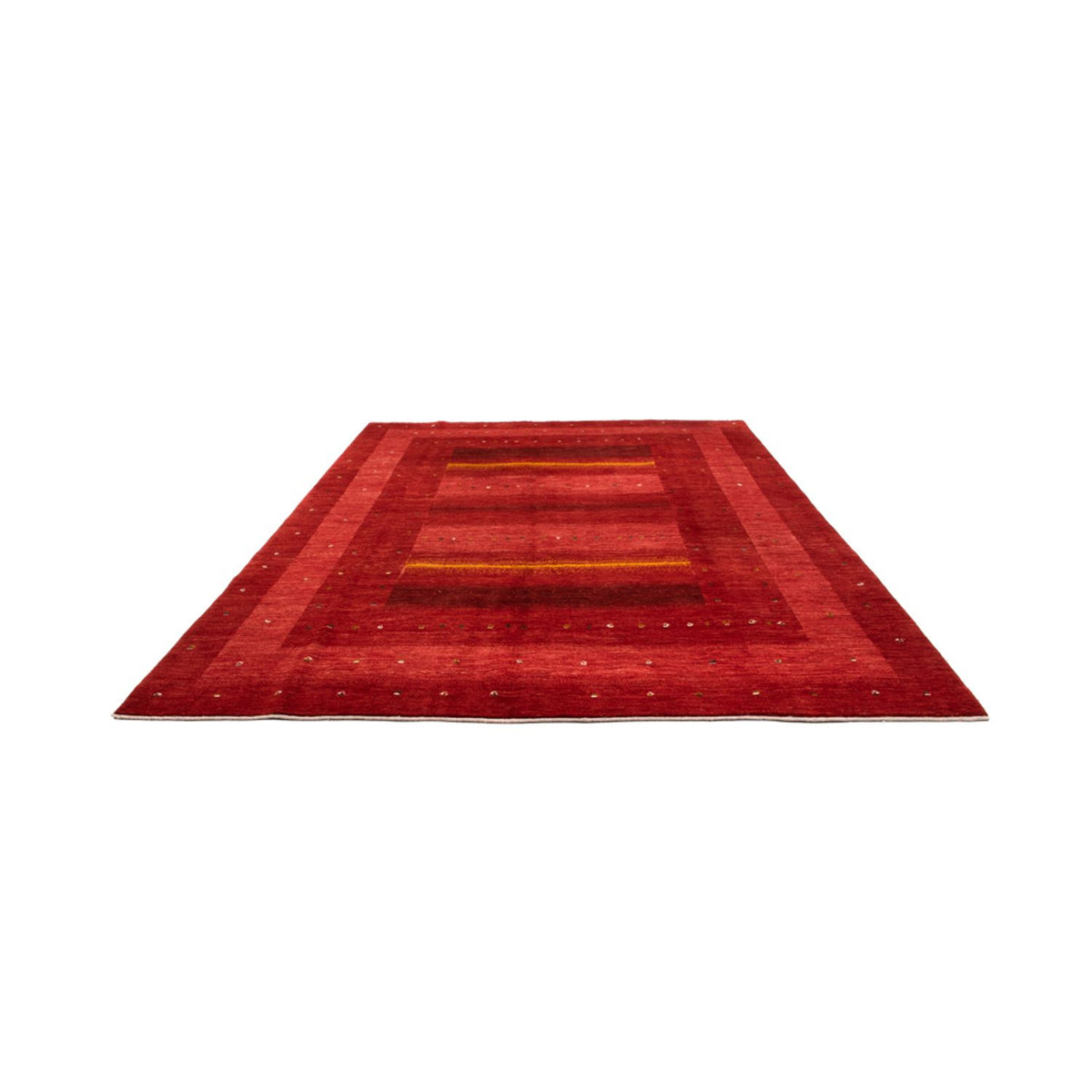 Tapis Gabbeh - Loribaft Persan - 347 x 257 cm - rouge