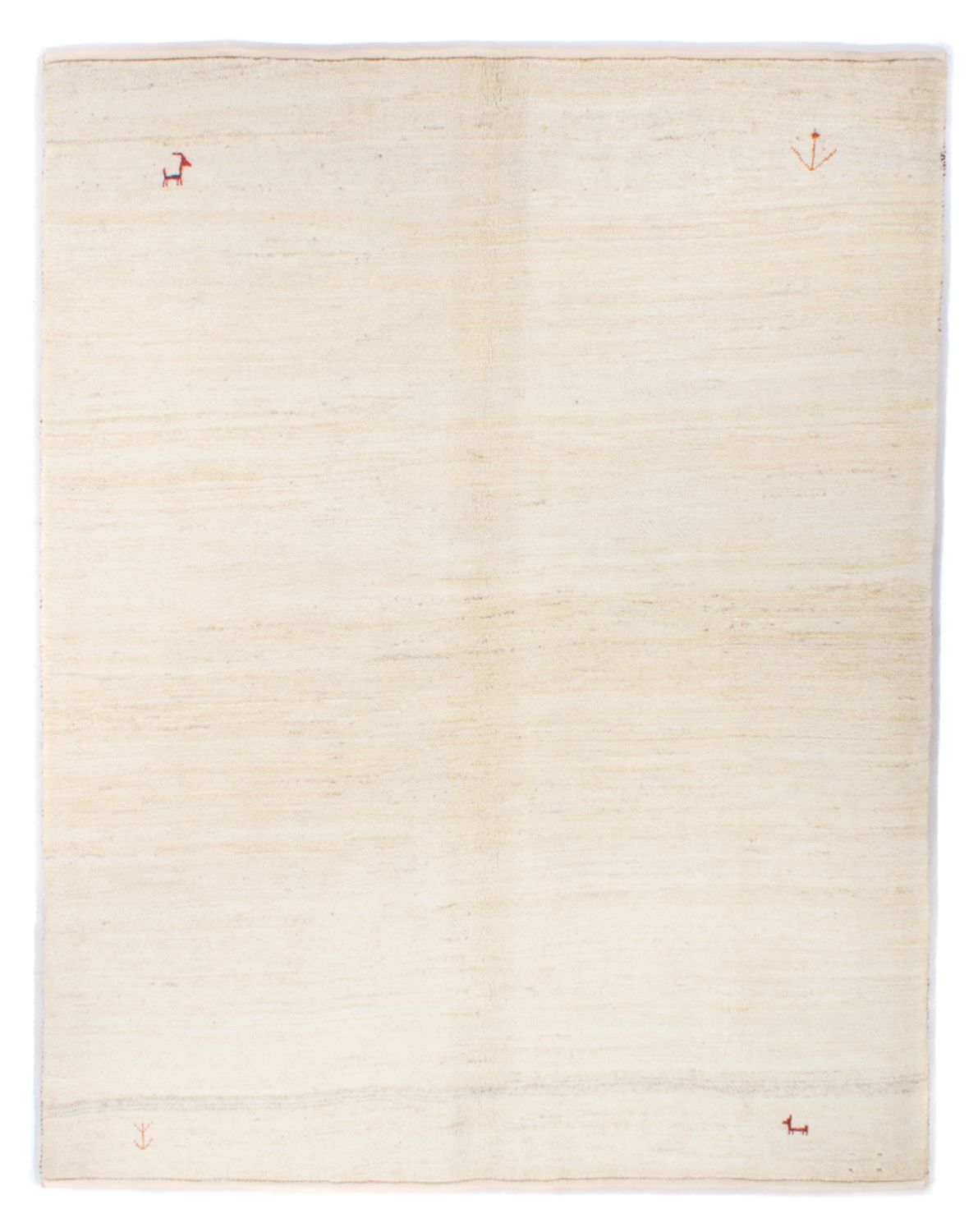 Tapis Gabbeh - Persan - 188 x 153 cm - beige