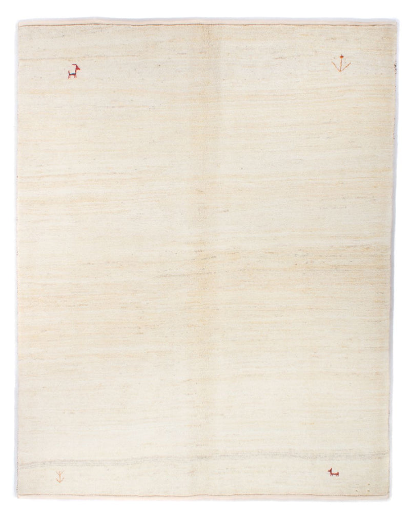 Tapis Gabbeh - Persan - 188 x 153 cm - beige