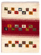 Tapis Gabbeh persan Tapis 90x66cm - Perserteppich Wollteppich