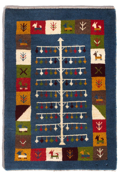 Tapis Gabbeh persan Tapis 62x90cm - Perserteppich Wollteppich