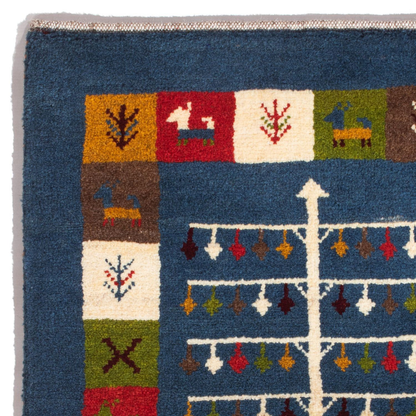 Tapis Gabbeh persan Tapis 90x62cm - Perserteppich Wollteppich