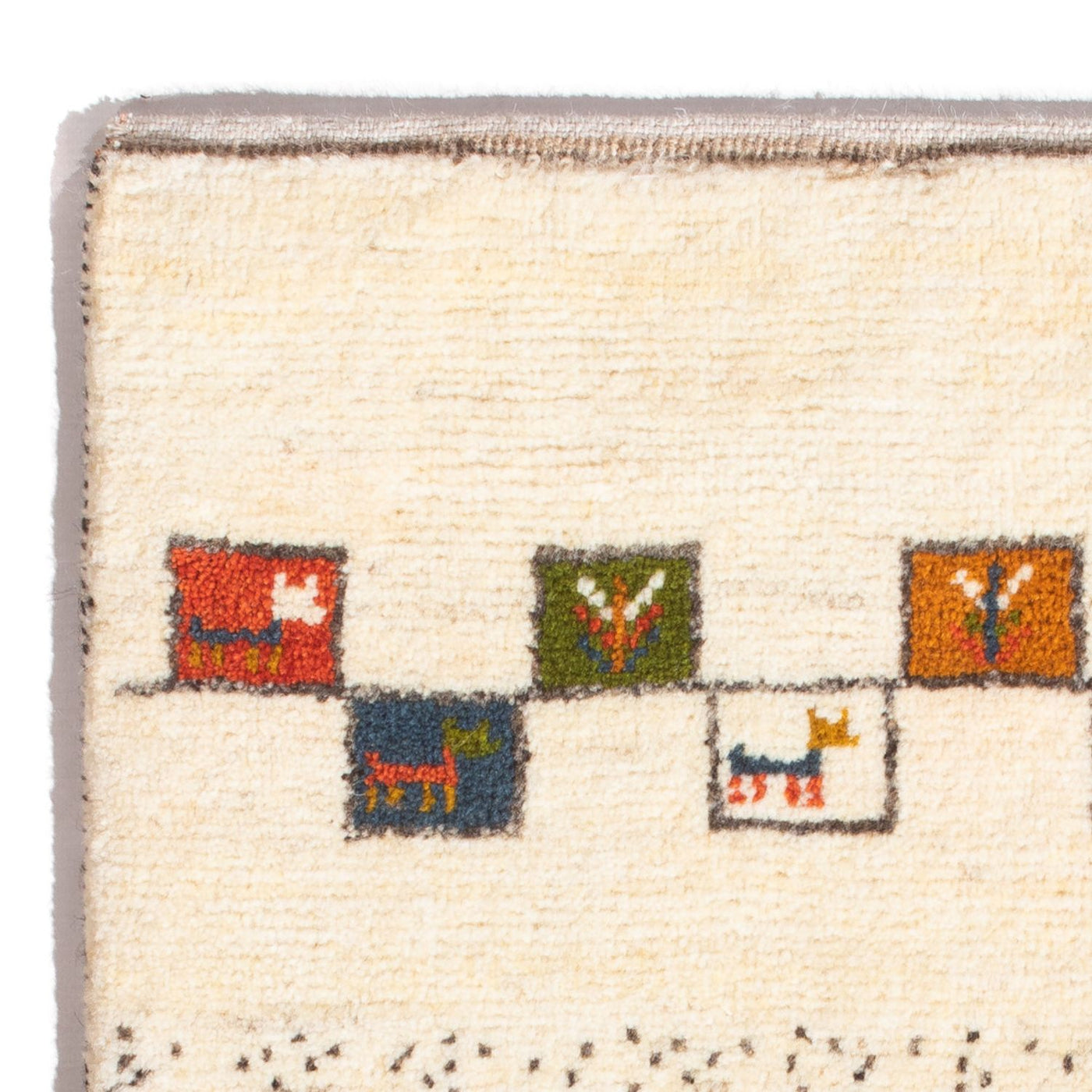 Tapis Gabbeh persan Tapis 92x63cm - Perserteppich Wollteppich
